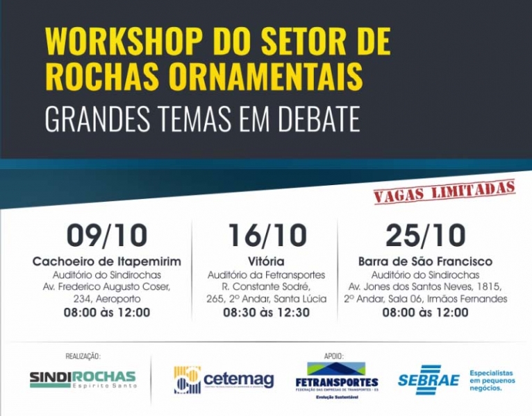Sindirochas realizará workshop gratuito sobre transporte, e-social e reforma trabalhista