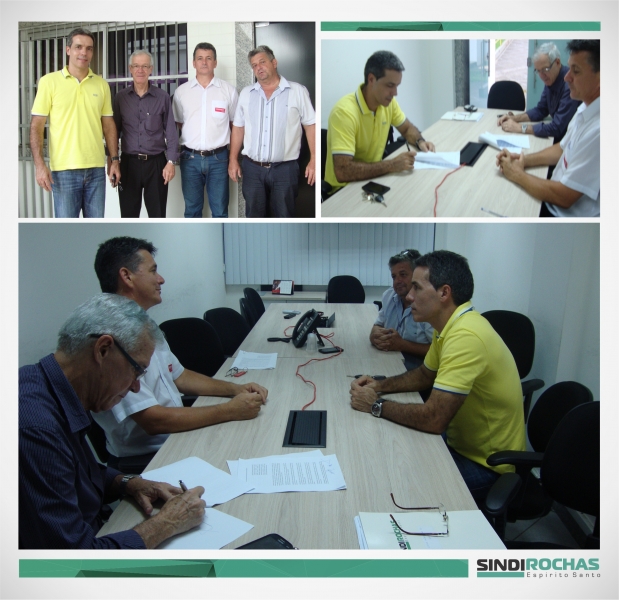 Sindirochas assina acordo que permite a captação de água para empresas do setor em Cachoeiro
