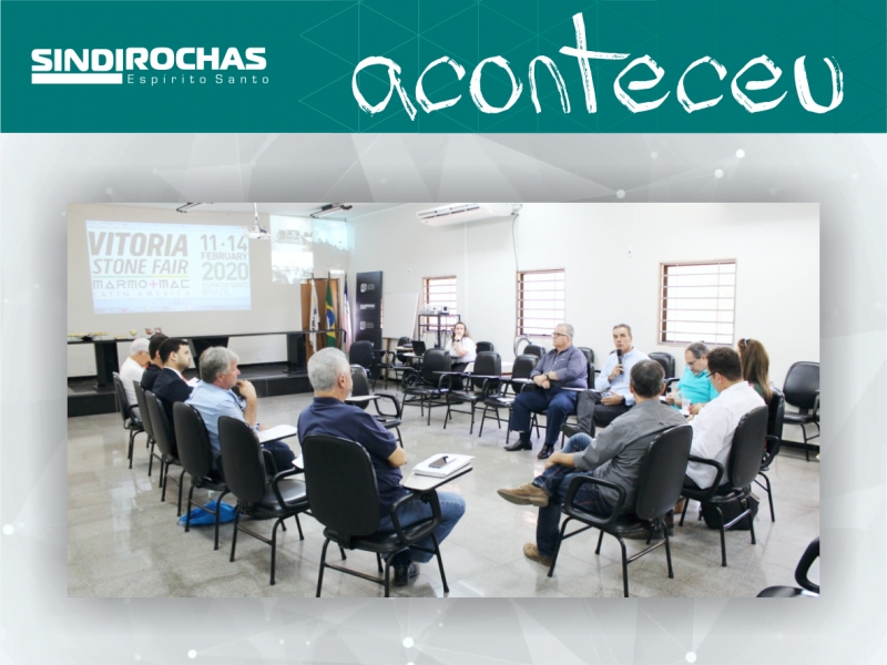 Conselheiros do Sindirochas conhecem candidatos à presidência da Findes e debatem melhorias do setor