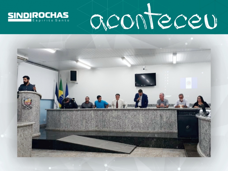 Sindirochas participa de audiência pública sobre mudanças viárias em Nova Venécia