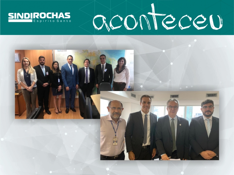 Presidente do Sindirochas cumpre agendas em Brasília: na Secretaria de Geologia e Mineração e na ANM