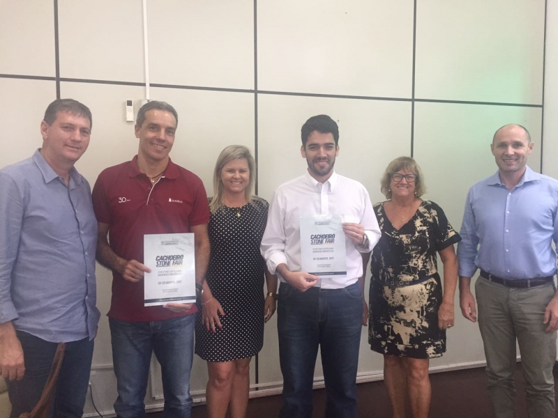 Sindirochas e Cetemag buscam melhorias para Cachoeiro Stone Fair