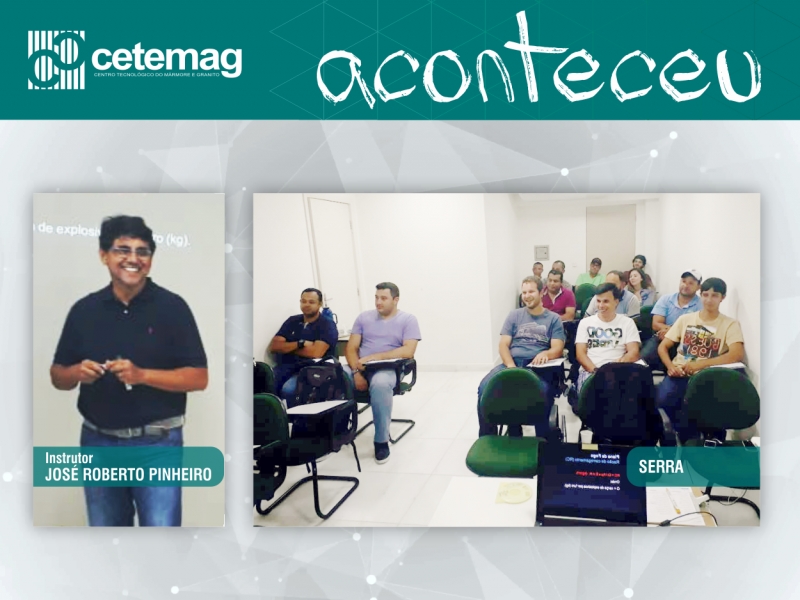 Curso capacita participantes em desmonte de rochas por explosivos