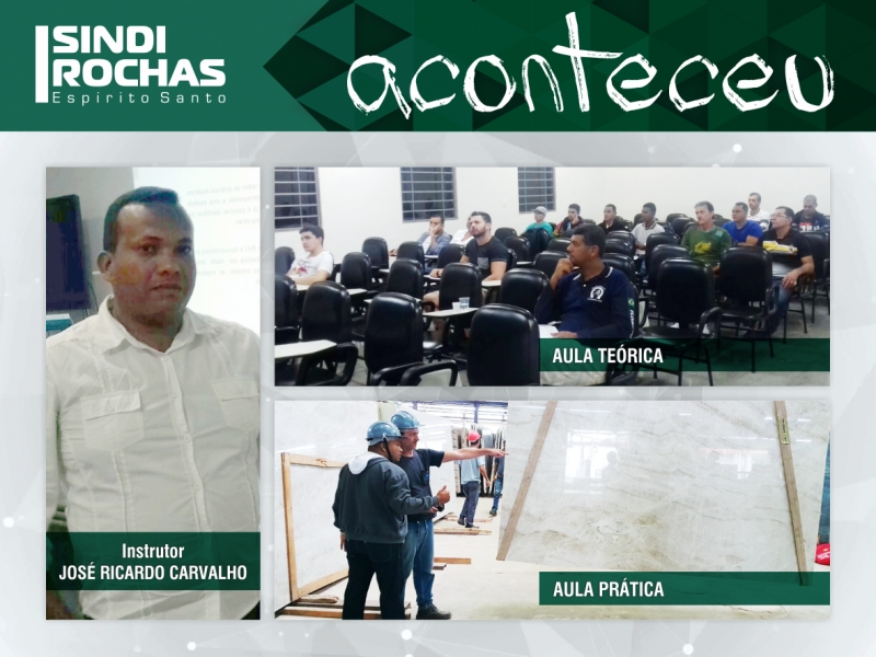 Sindirochas Realiza Curso de NR-11 em Cachoeiro
