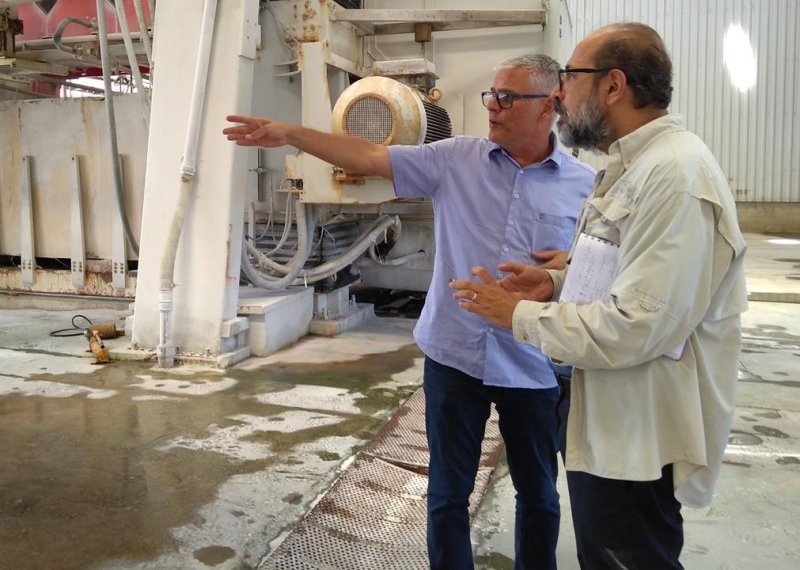 Pesquisador da Embrapa levanta informações no ES para elaboração do plano de trabalho sobre uso de resíduos de rochas ornamentais na agropecuária