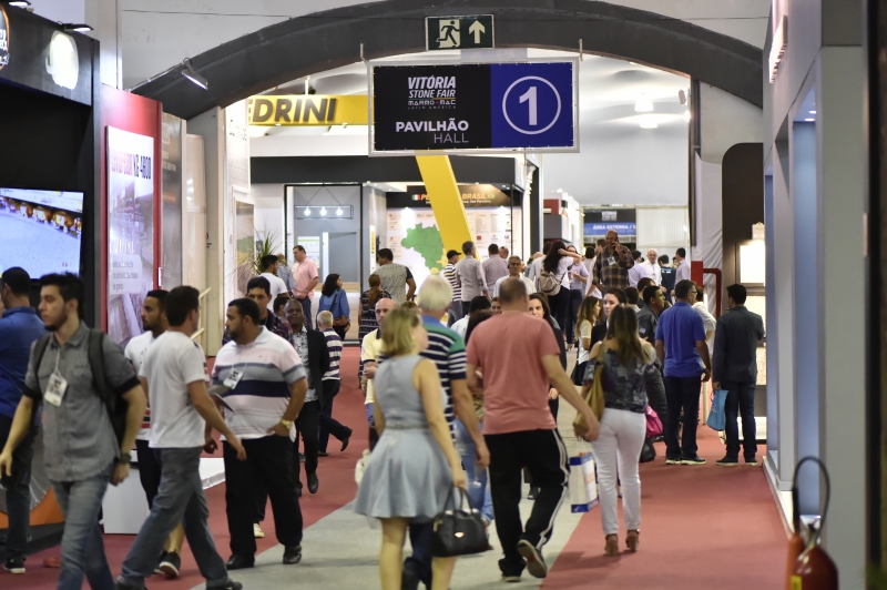 Vitória Stone Fair 2017 reage às tendências do mercado e movimenta o setor de rochas