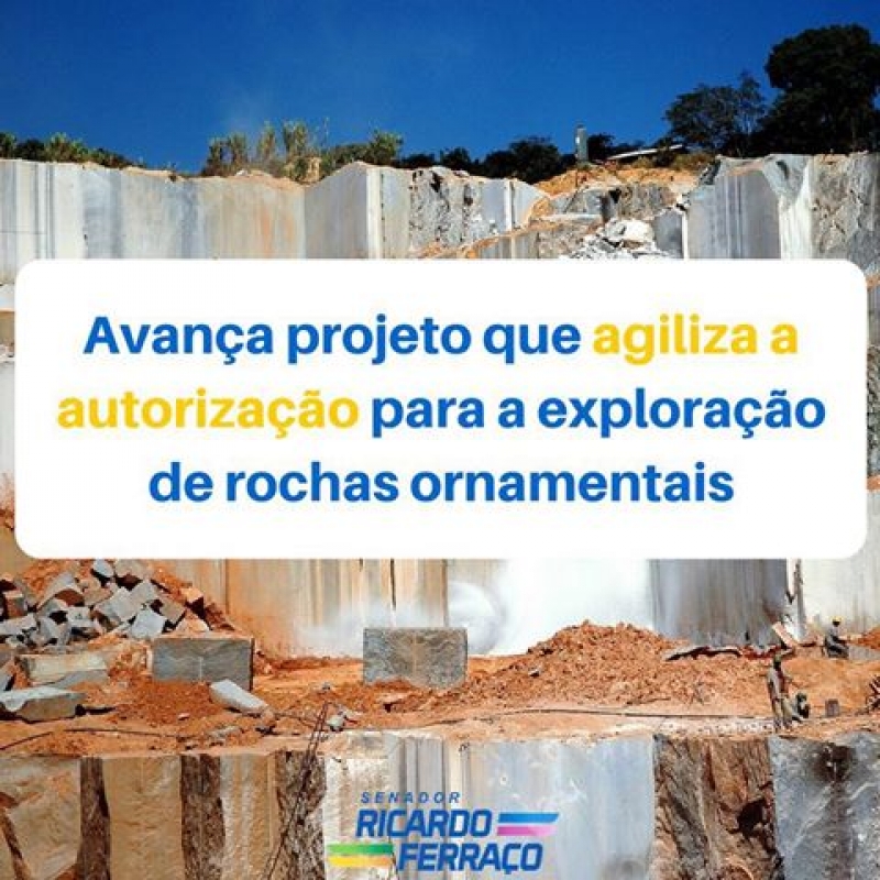 Avança projeto que simplifica exploração de rochas ornamentais