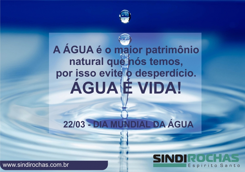 Dia Mundial da Água - 22/03