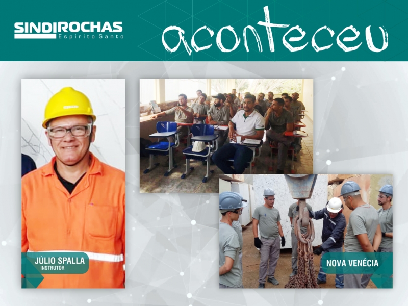 Curso in company qualifica participantes sobre NR-11 em Nova Venécia