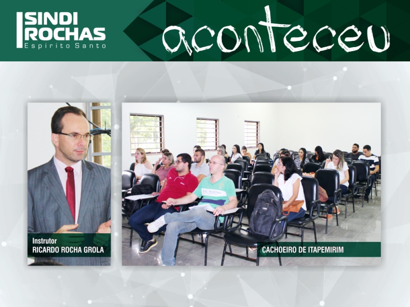 Sindirochas realiza curso