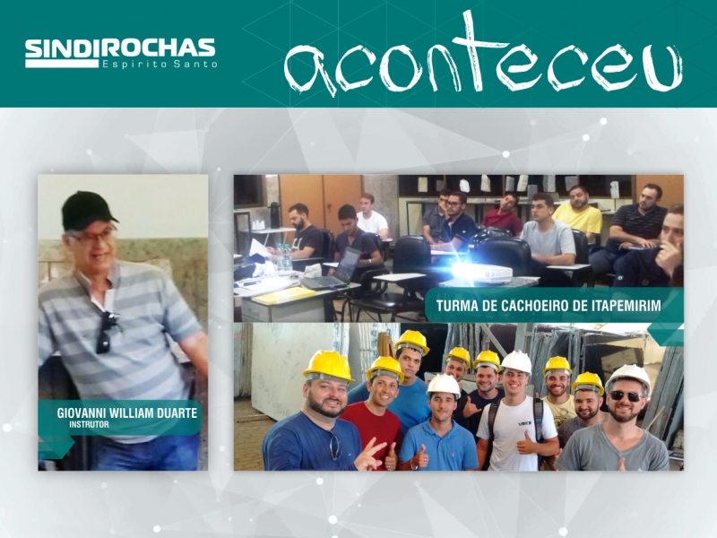 Curso Classificador de Blocos abre calendário de treinamentos do Sindirochas