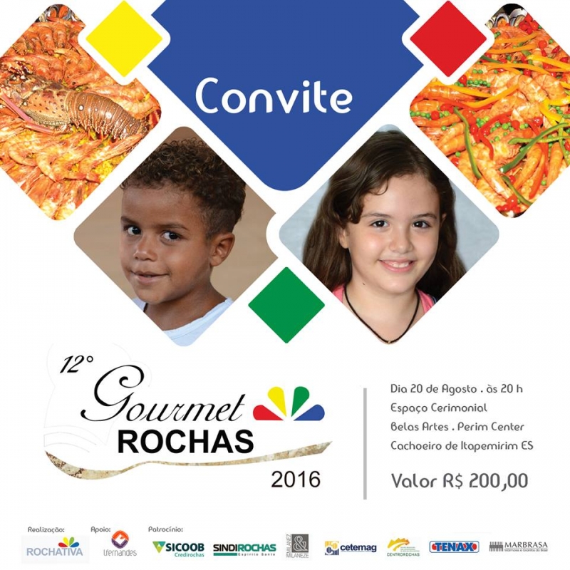 Adquira já seu ingresso para o 12º Gourmet Rochas