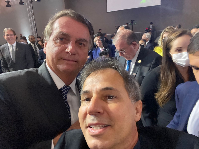 Sindirochas participa de encontro da CNI com presidente Bolsonaro