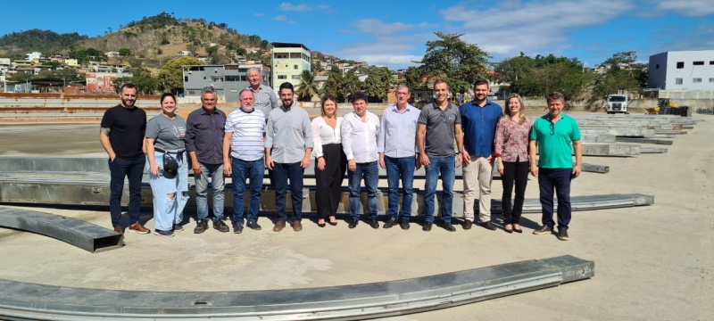 Organizadores da Cachoeiro Stone Fair visitam local do evento