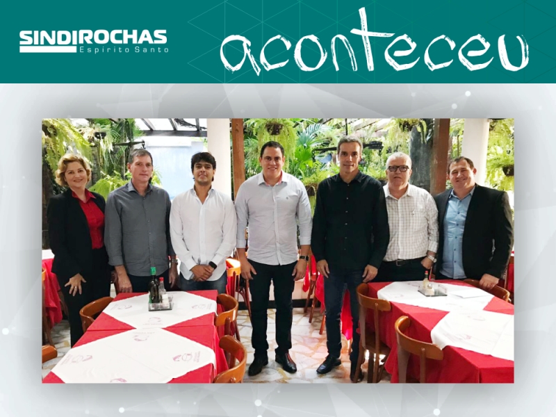 Sindirochas, Centrorochas e Cetemag juntos pelo crescimento do setor de rochas
