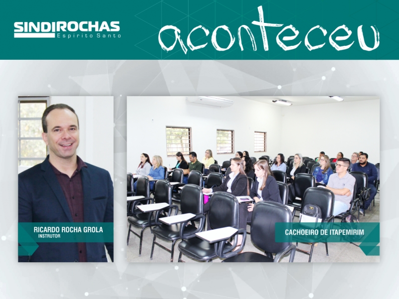 Sindirochas realiza curso em Cachoeiro sobre obrigações fiscais em relação ao transporte