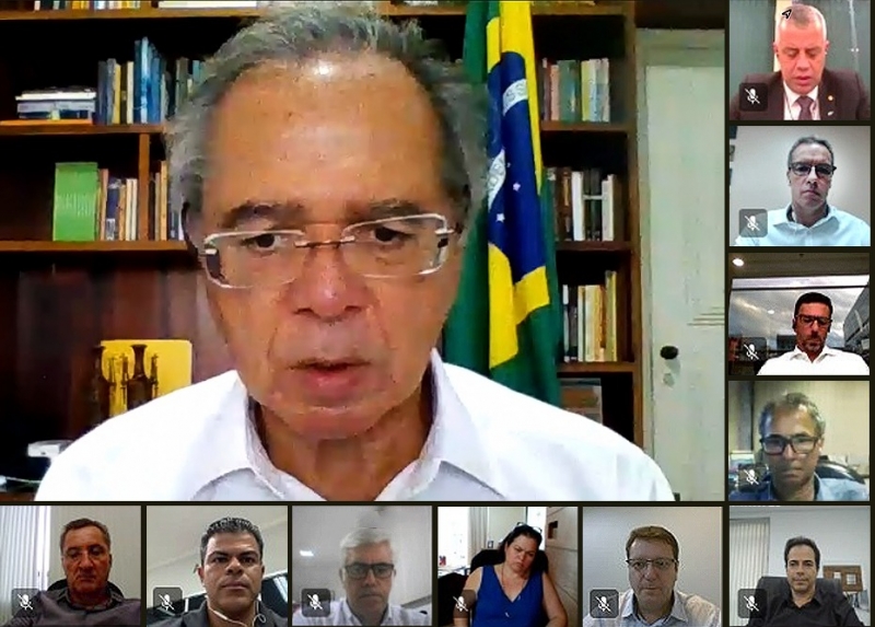 Sindirochas participa de audiência com o Ministro Paulo Guedes