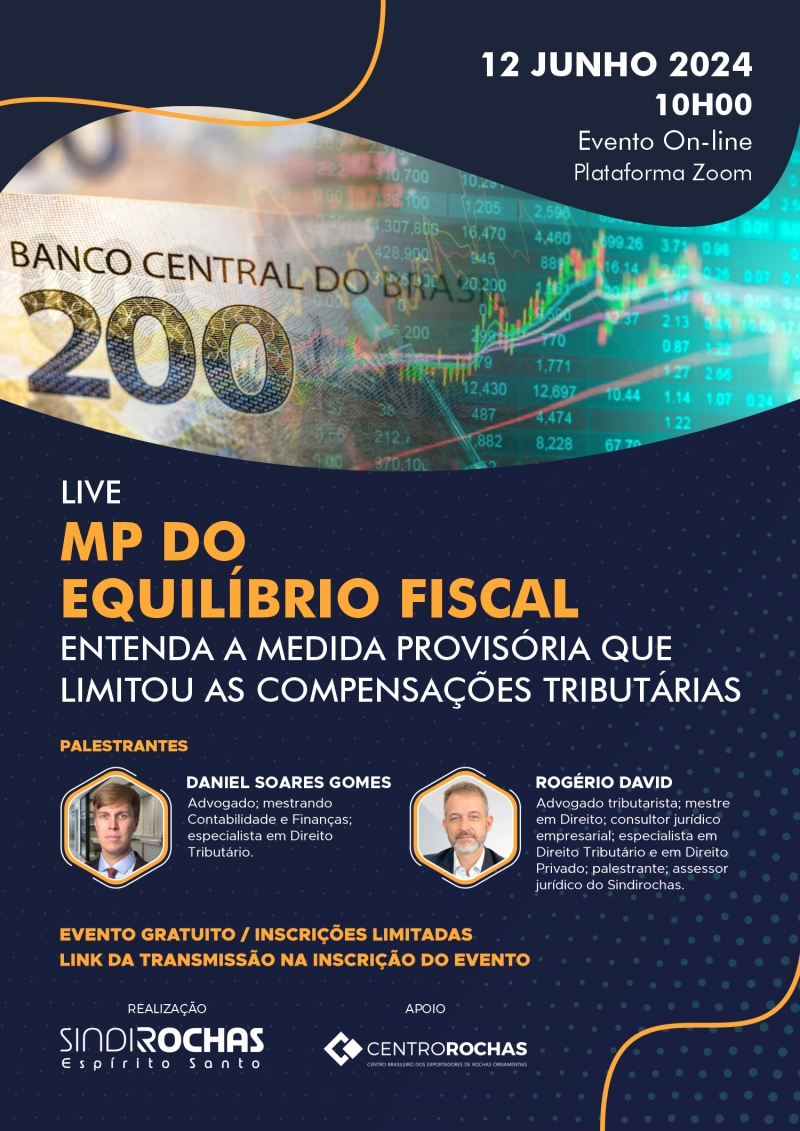 Live • MP do Equilíbrio Fiscal – Entenda a Medida Provisória que Limitou as Compensações Tributárias