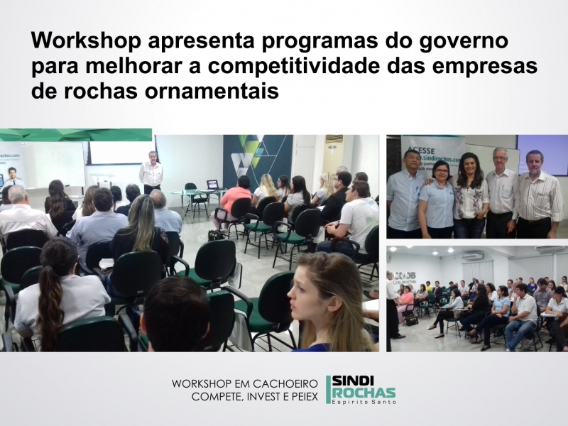 WORKSHOP EM CACHOEIRO - COMPETE, INVEST E PEIEX