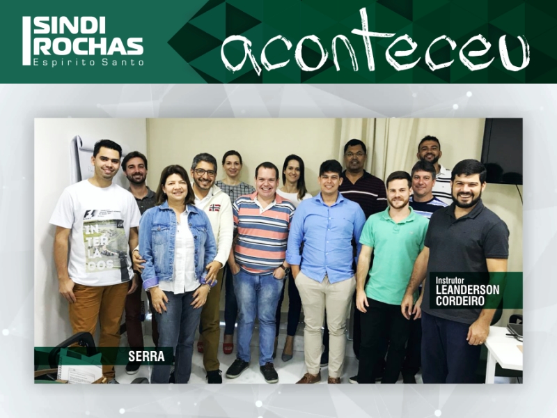 Treinamento sobre custos e formação de preço forma primeira turma