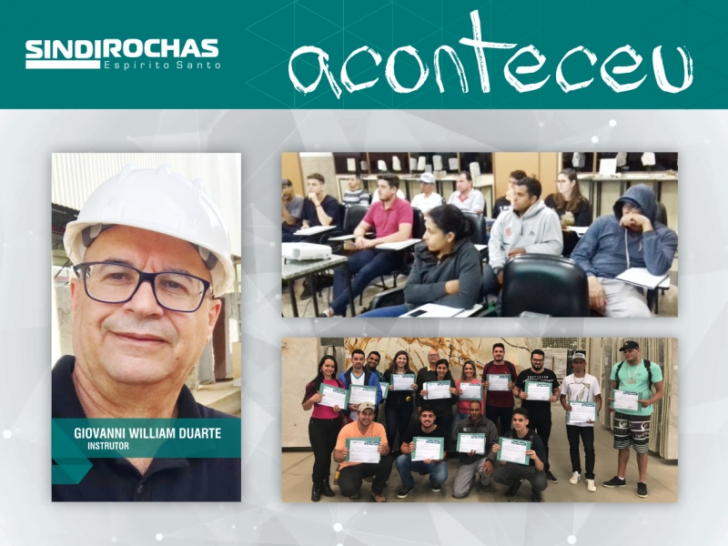 Participantes concluem curso Classificador de Chapas em Cachoeiro