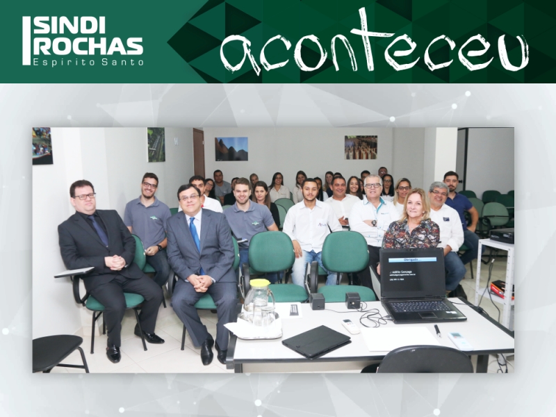 Workshop em BSF encerra ciclo realizado pelo Sindirochas nas regiões Sul, Central e Norte capixaba