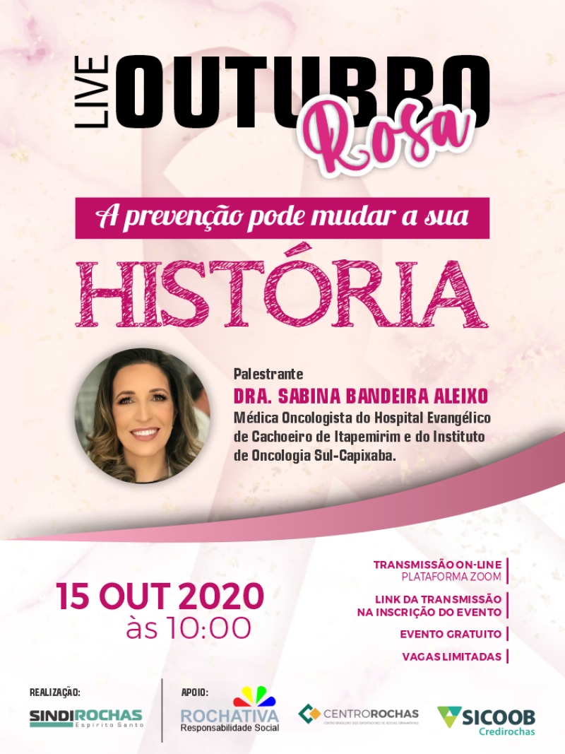 Live • Outubro Rosa - A Prevenção pode Mudar a sua História