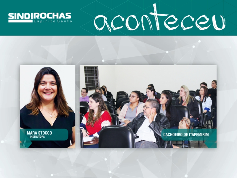 Sindirochas e IEL realizam curso de gestão financeira em Cachoeiro