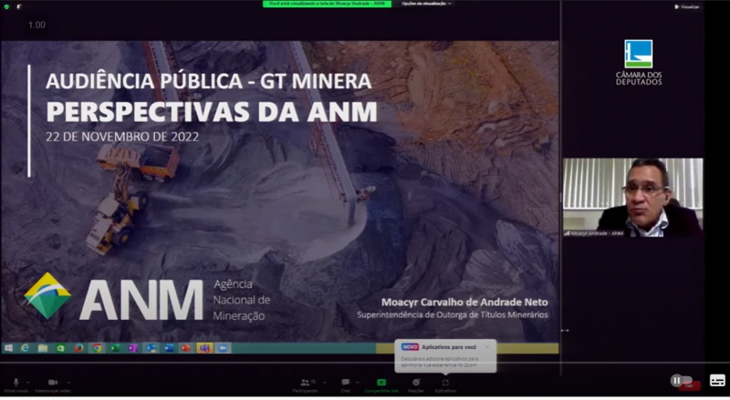 Sindirochas e Centrorochas participam de Audiência Pública de GT - Código de Mineração