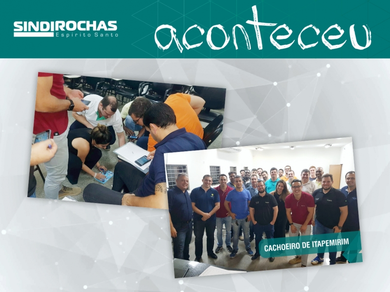 Curso sobre PCP atrai empresários, diretores e gerentes de empresas do setor de rochas
