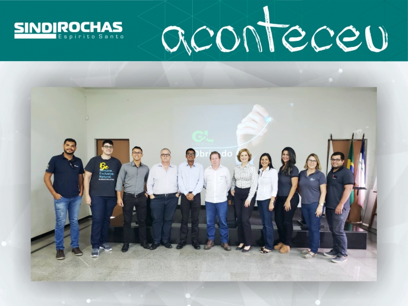 Entidades do setor de rochas recebem empresa especialista em transporte rodoviário