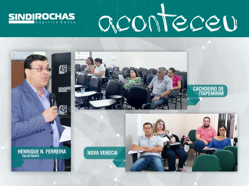 Enaprat em Cachoeiro e Nova Venécia encerra ciclo de treinamentos do Sindirochas no ano