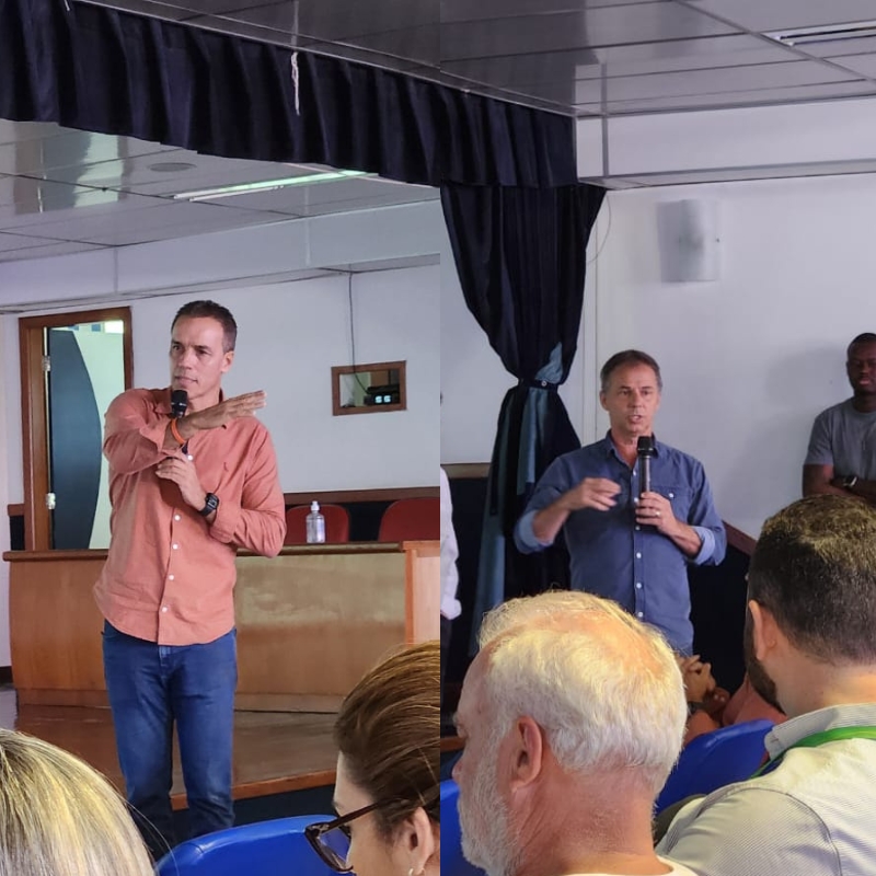 Presidente e vice-presidente do Sindirochas participam de reunião do Conselho de Desenvolvimento Regional da Findes