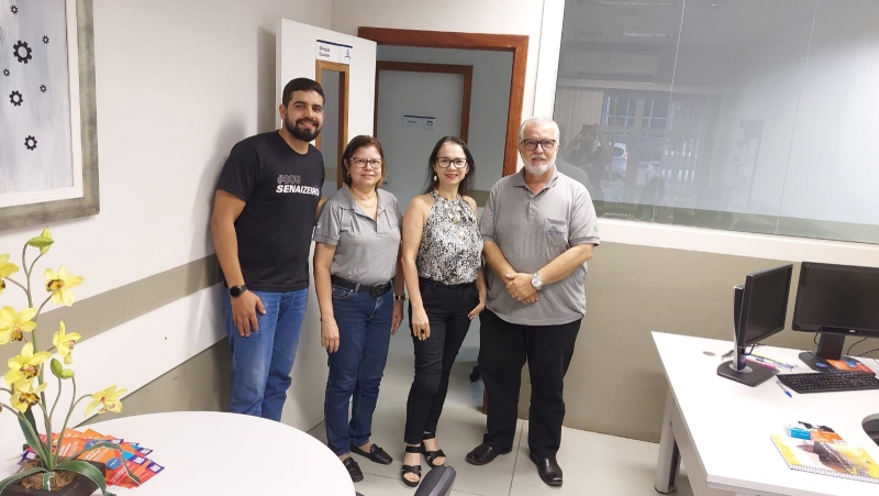 Reunião no Senai de Cachoeiro aborda cursos e projetos voltados para o setor de rochas