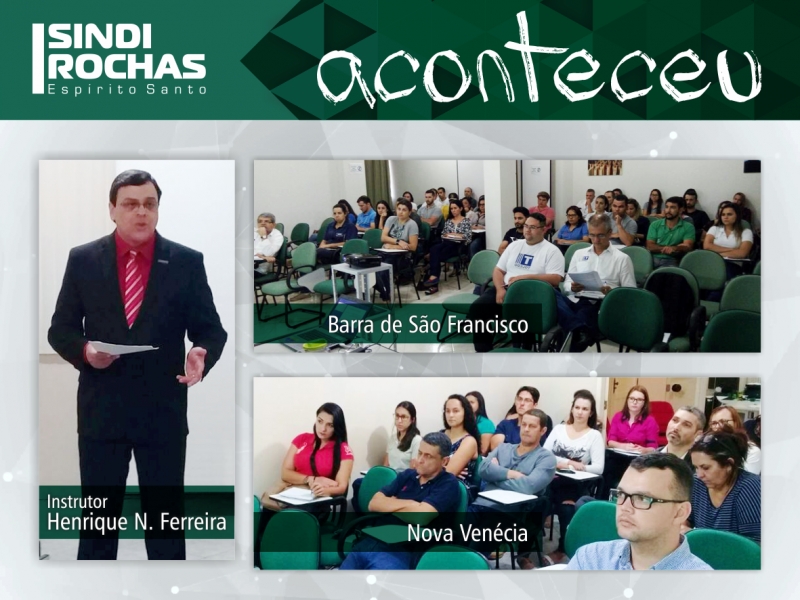 Palestra em Barra de São Francisco e Nova Venécia encerra ciclo de palestras sobre Reforma Trabalhista