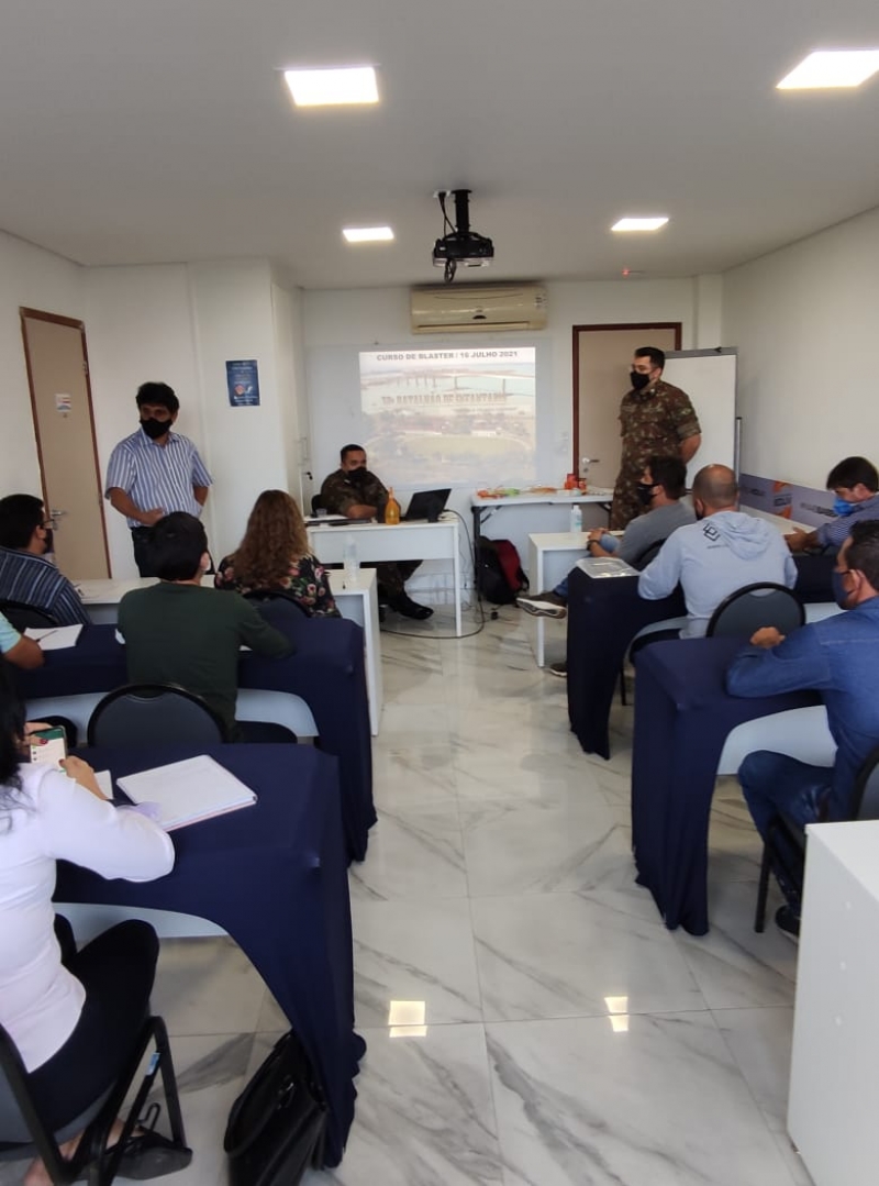 Cetemag realiza curso de Blaster na Serra e forma nova turma