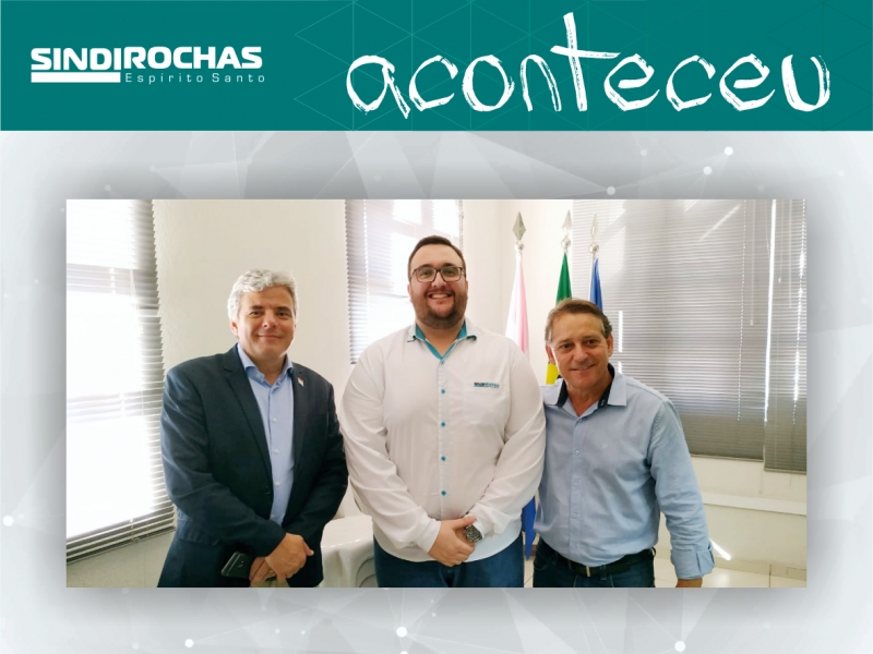 Sindirochas acompanha visita do Secretário Estadual de Desenvolvimento a Nova Venécia