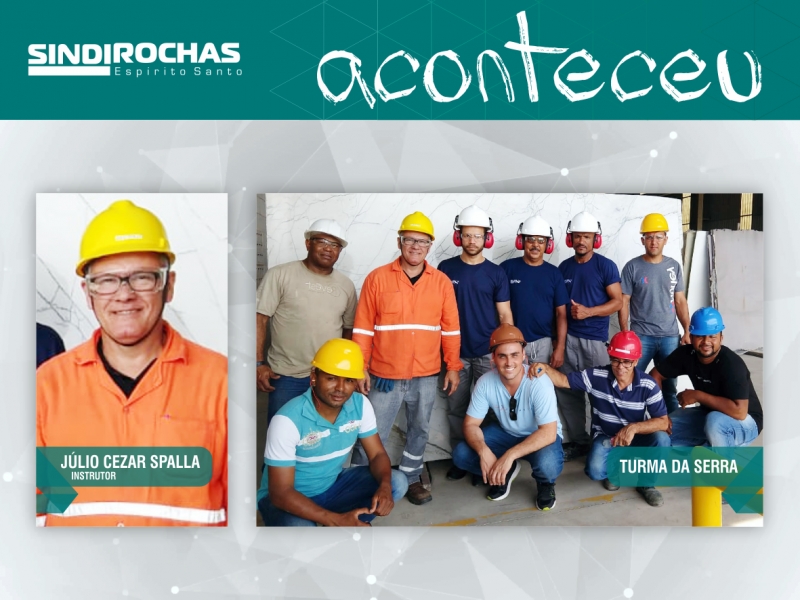 TREINAMENTO NA SERRA CAPACITA PROFISSIONAIS DA LINHA DE PRODUÇÃO
