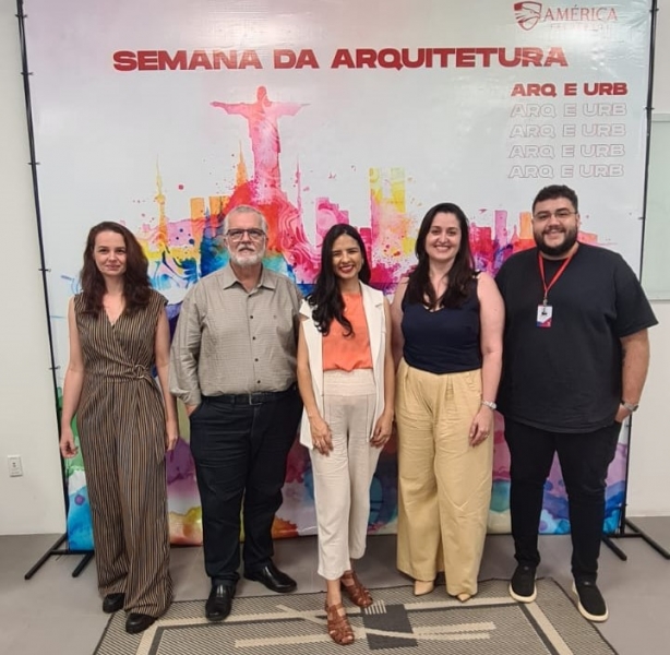 Sindirochas apresenta panorama do setor de rochas para estudantes de arquitetura em Cachoeiro