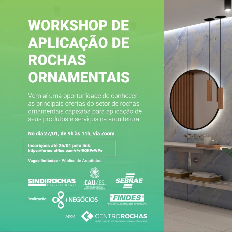 Workshop impulsiona setor de rochas ornamentais no ES
